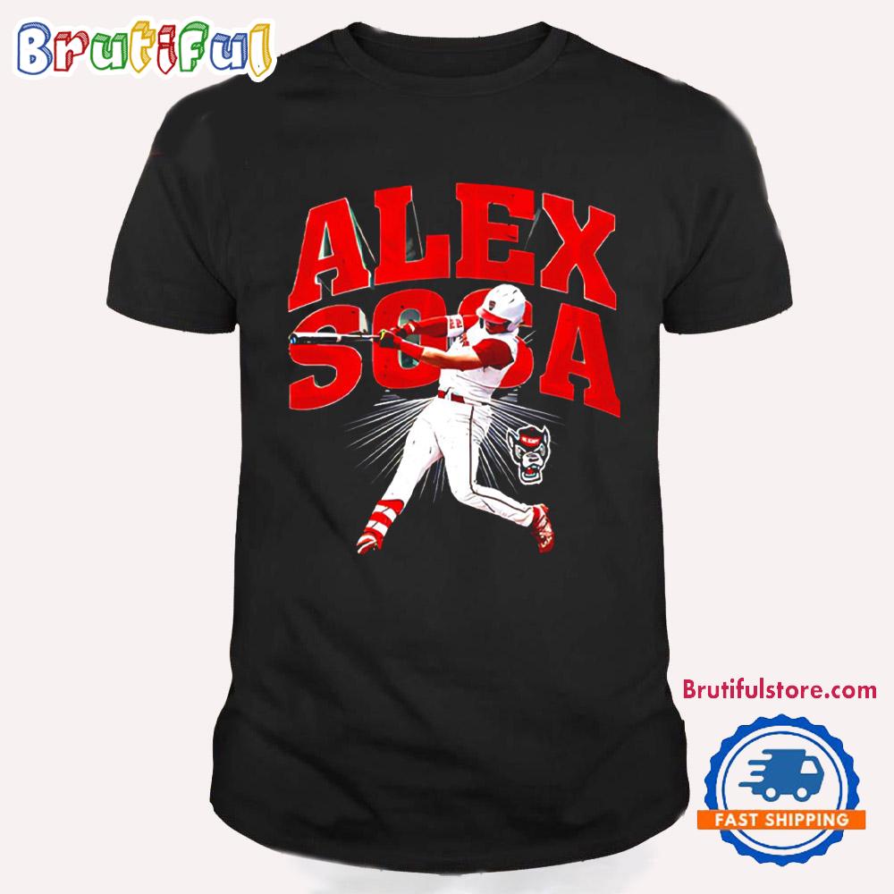 Alex Sosa Nc State Wolfpack Baseball Cartoon T Shirt
