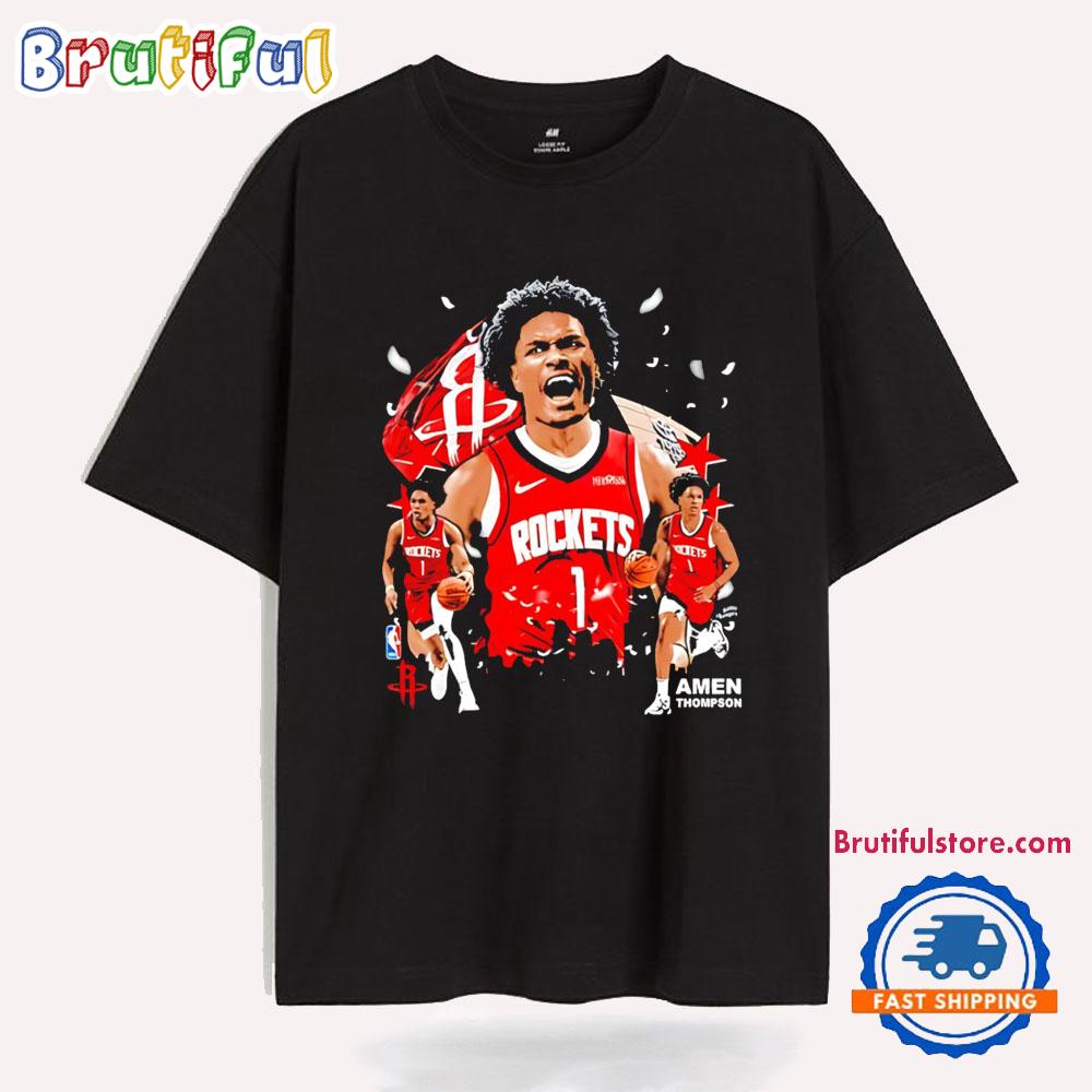 Amen Thompson Houston Rockets Graphic T Shirt
