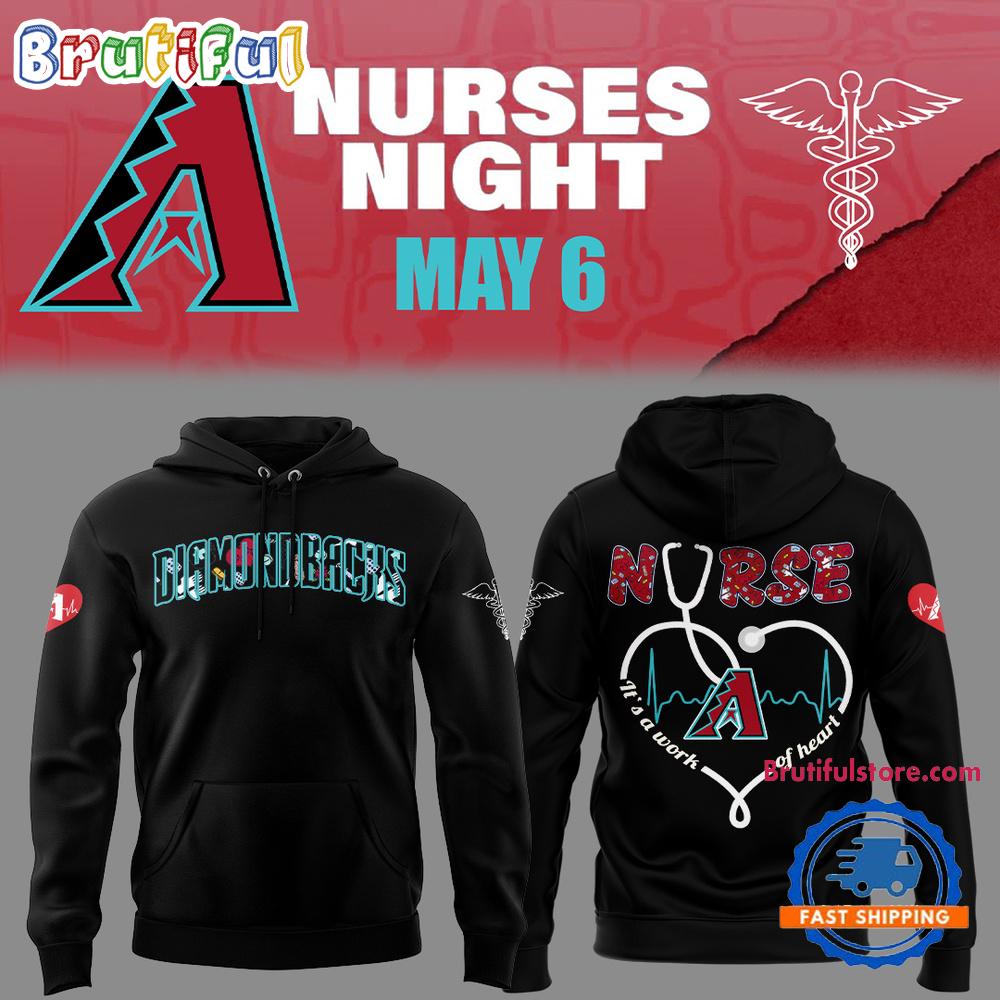 Arizona Diamondbacks NURSES NIGHT 2025 Hoodie Shirt
