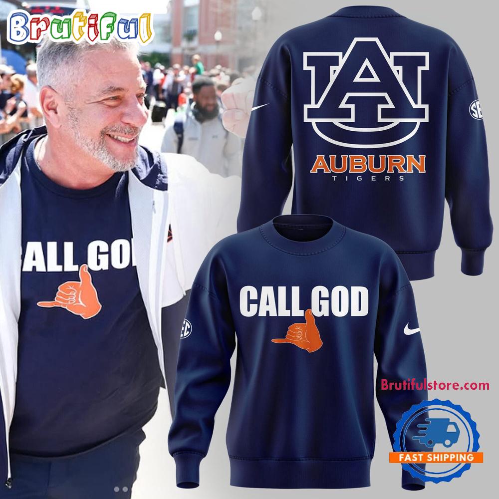 Auburn Tigers Basketball CALL GOD 3D Print Sweatshirt