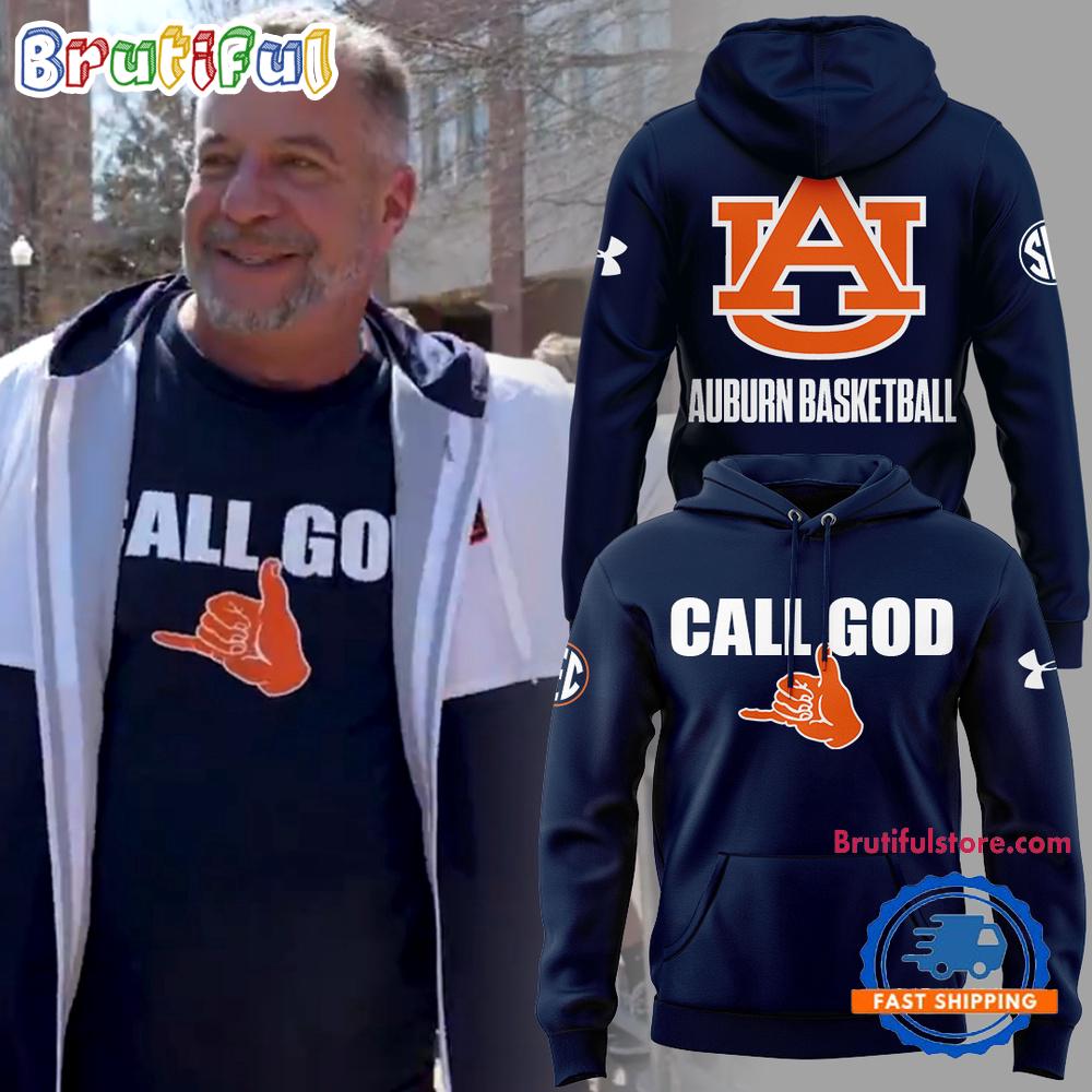 Auburn Tigers Basketball CALL GOD Hoodie