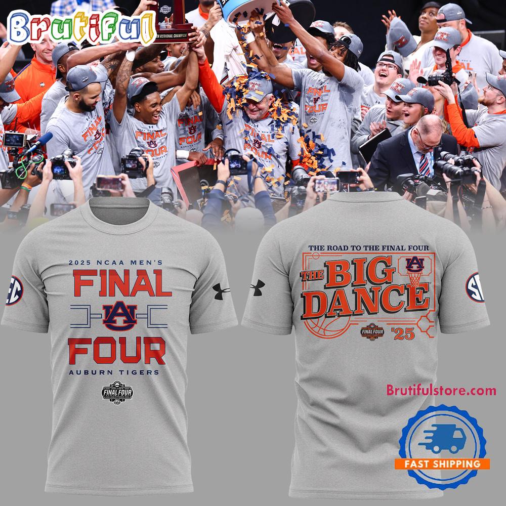 Auburn Tigers Men’s Basketball 2025 Final Four Big Dance T Shirt
