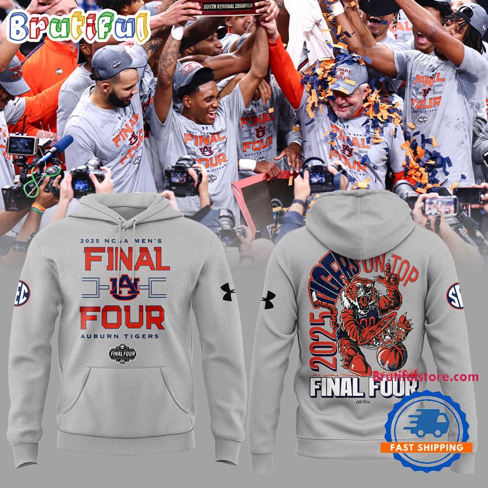 Auburn Tigers Men’s Basketball 2025 Final Four Mascot Hoodie