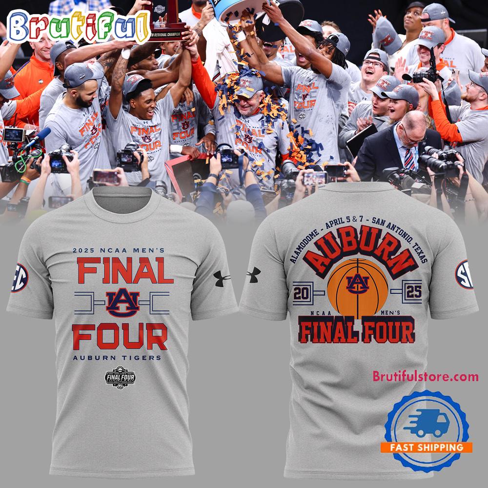 Auburn Tigers Men’s Basketball 2025 Final Four T Shirt