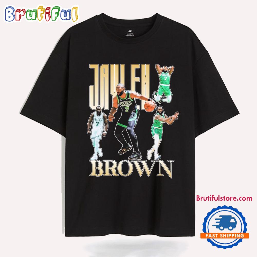 Boston Celtics Jayson Brown Player Pose T Shirt
