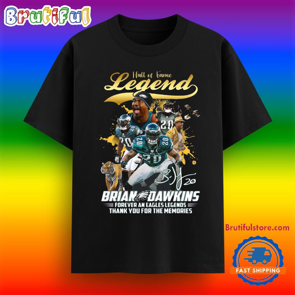 Brian Dawkins Philadelphia Eagles Hall of Fame Legend T Shirt