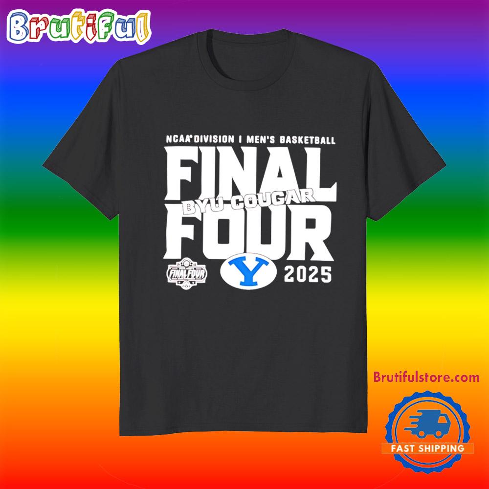 Byu Cougars 2025 Final Four March Madness Ncaa Men’s Basketball Tournament T Shirt