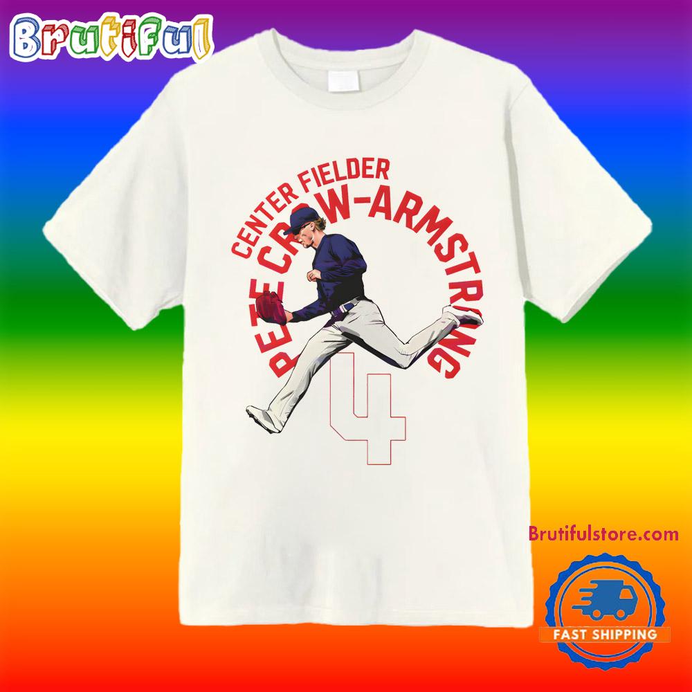 Center Fielder Pete Crow Armstrong 4 Chicago Cubs T Shirt