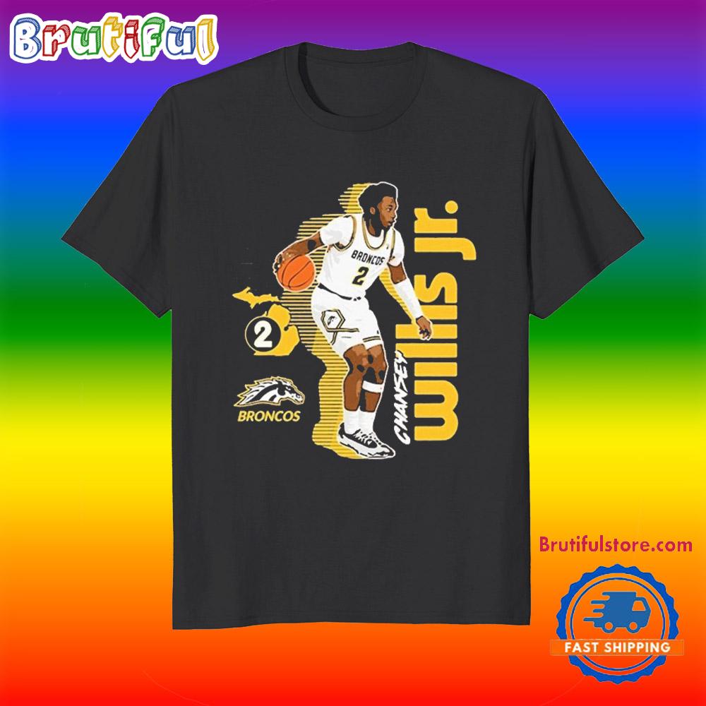 Chansey Willis Jr Western Michigan Broncos NIL Caricature Shirts