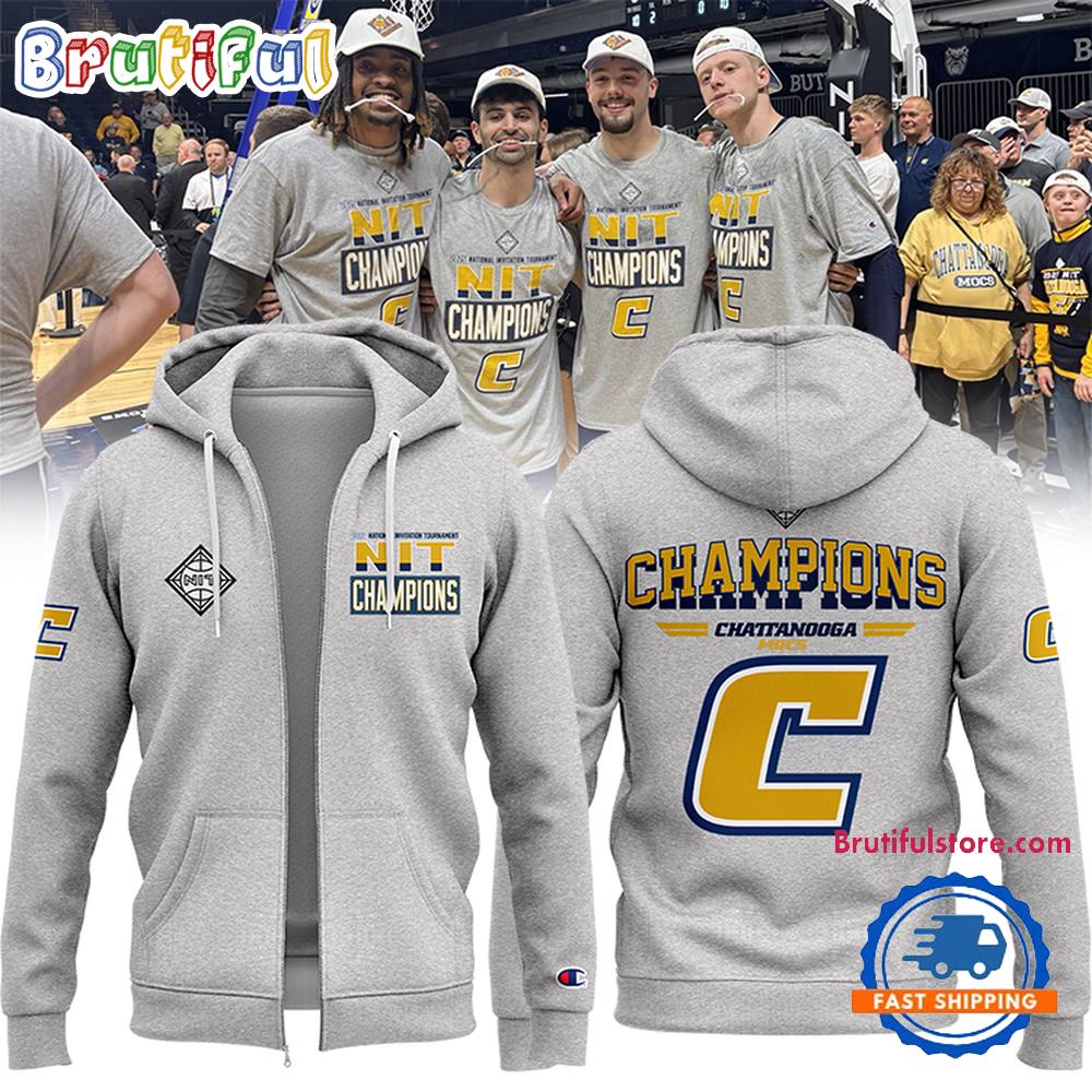 Chattanooga Mocs 2025 Basketball CHAMPIONS Zip Hoodie