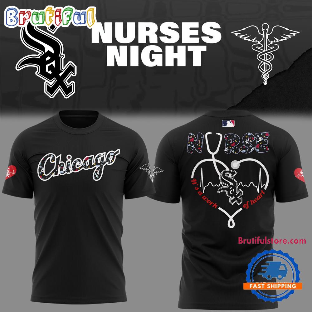 Chicago White Sox NURSES NIGHT 2025 Black T Shirt