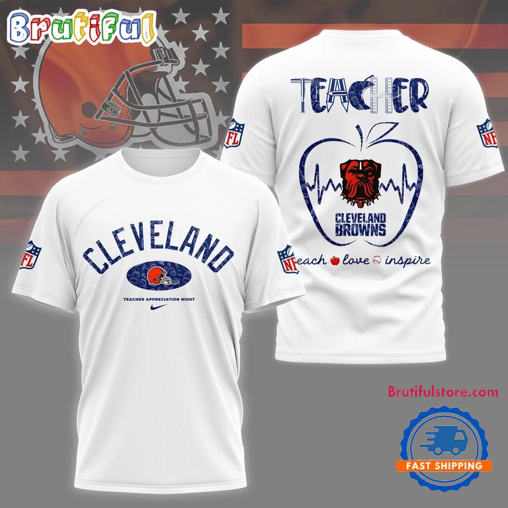 Cleveland Browns Teacher Appreciation Night 2025 Limited T Shirt
