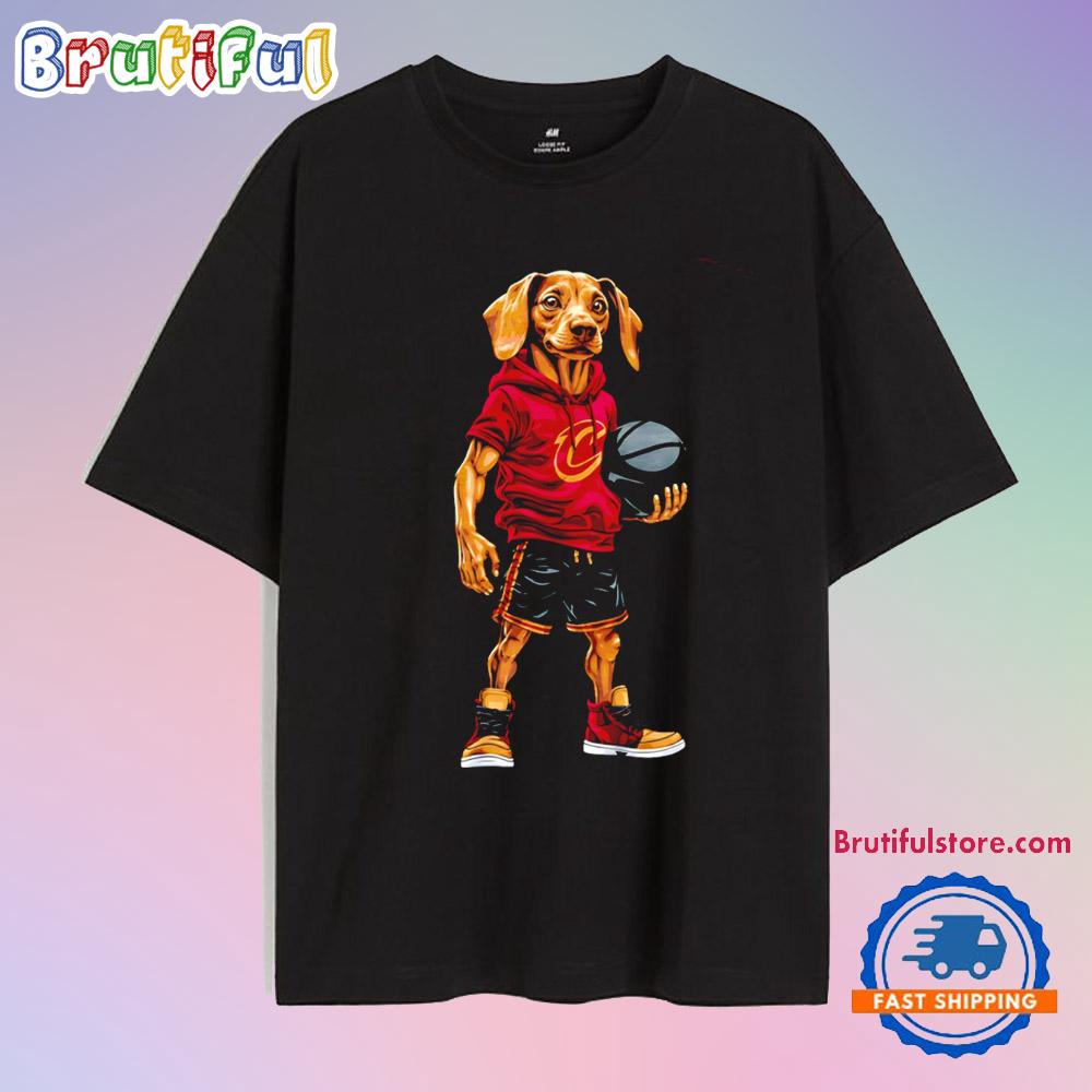 Cleveland Cavaliers x Dachshund Dogs NBA T Shirt