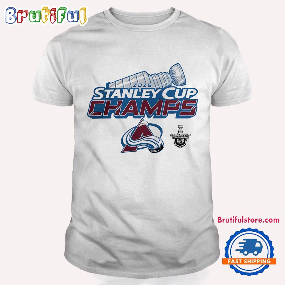 Colorado Avalanche 2025 Stanley Cup Champions Locker Room T Shirt