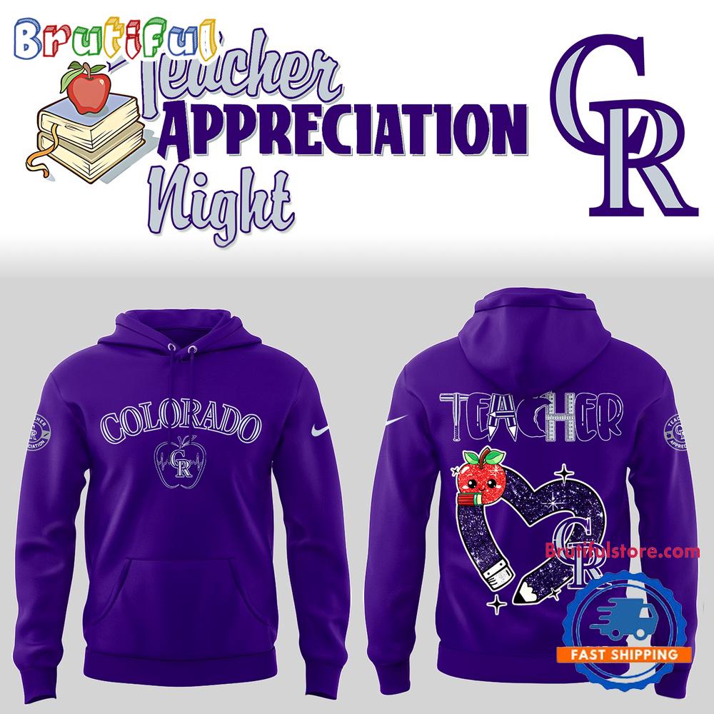 Colorado Rockies x Teachter Appreciation Night Hoodie