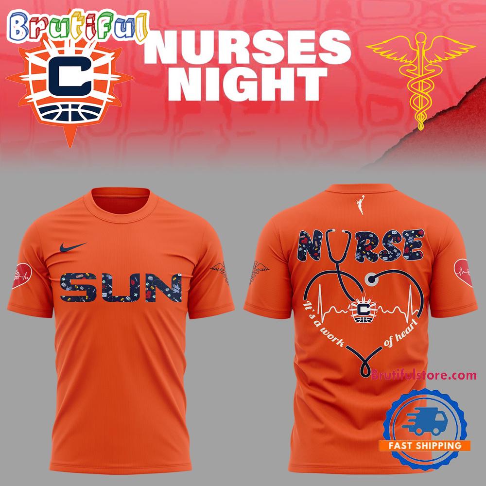 Connecticut Sun WNBA Nurses Night 2025 3D Print Shirt