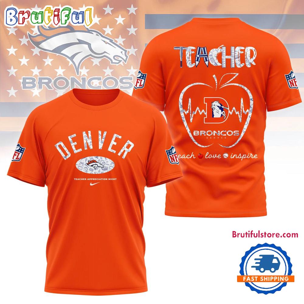Denver Broncos Teacher Appreciation Night 2025 Limited T Shirt
