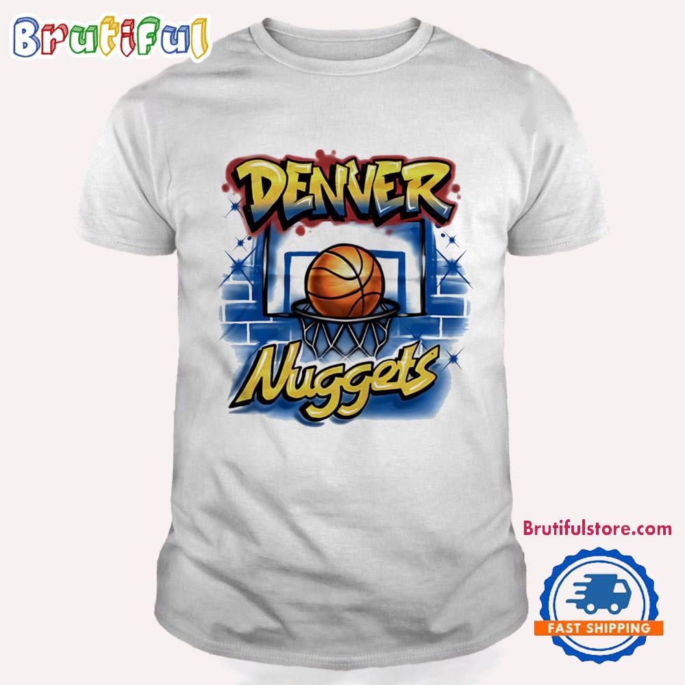 Denver Nuggets Basketball Nba 2025 Wall Painting T Shirt