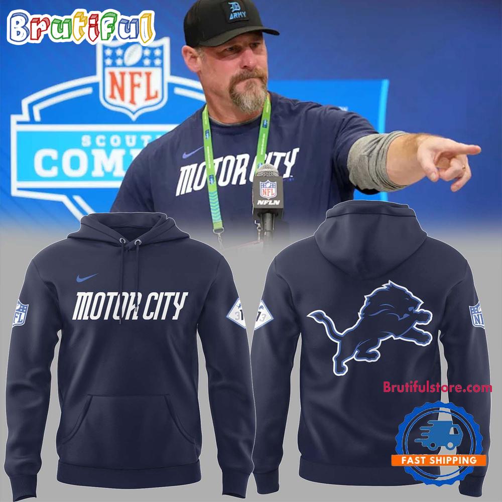Detroit Lions 313 Motor City Hoodie