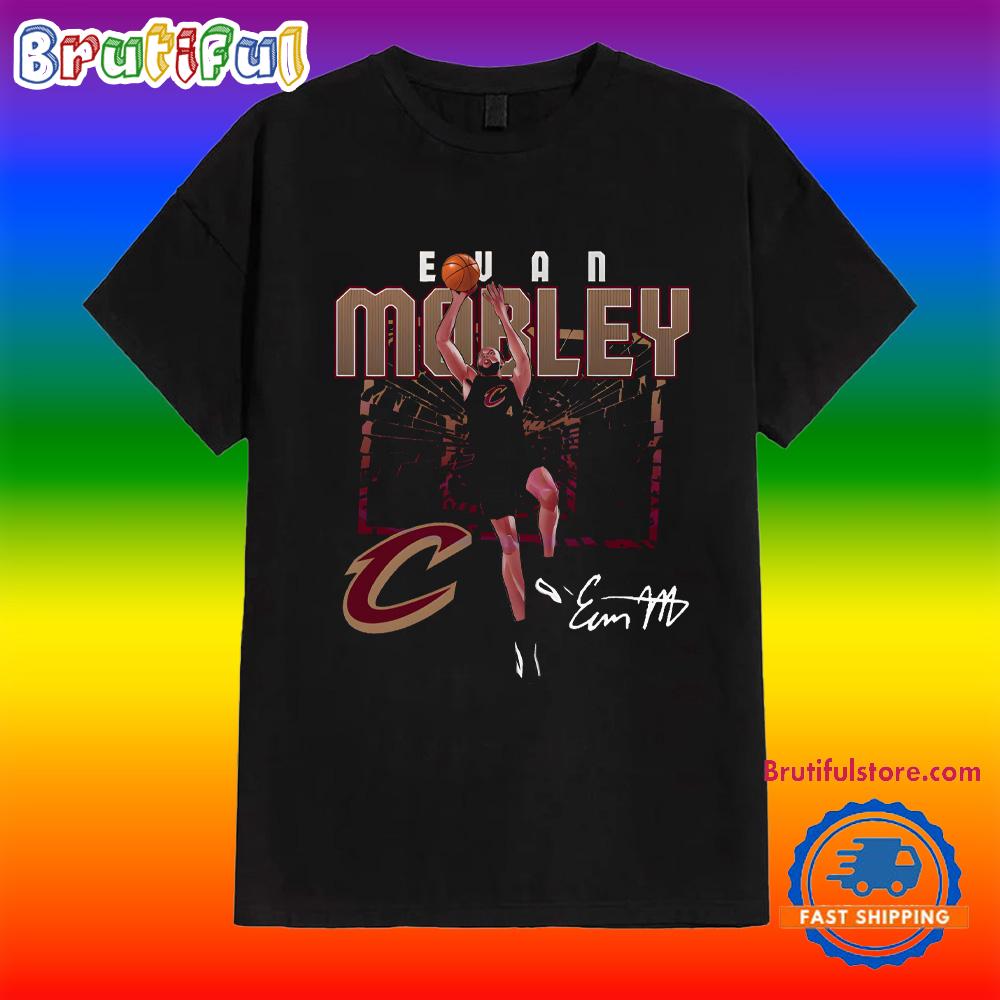 Evan Mobley Cleveland Cavaliers Shattered Signature T Shirt