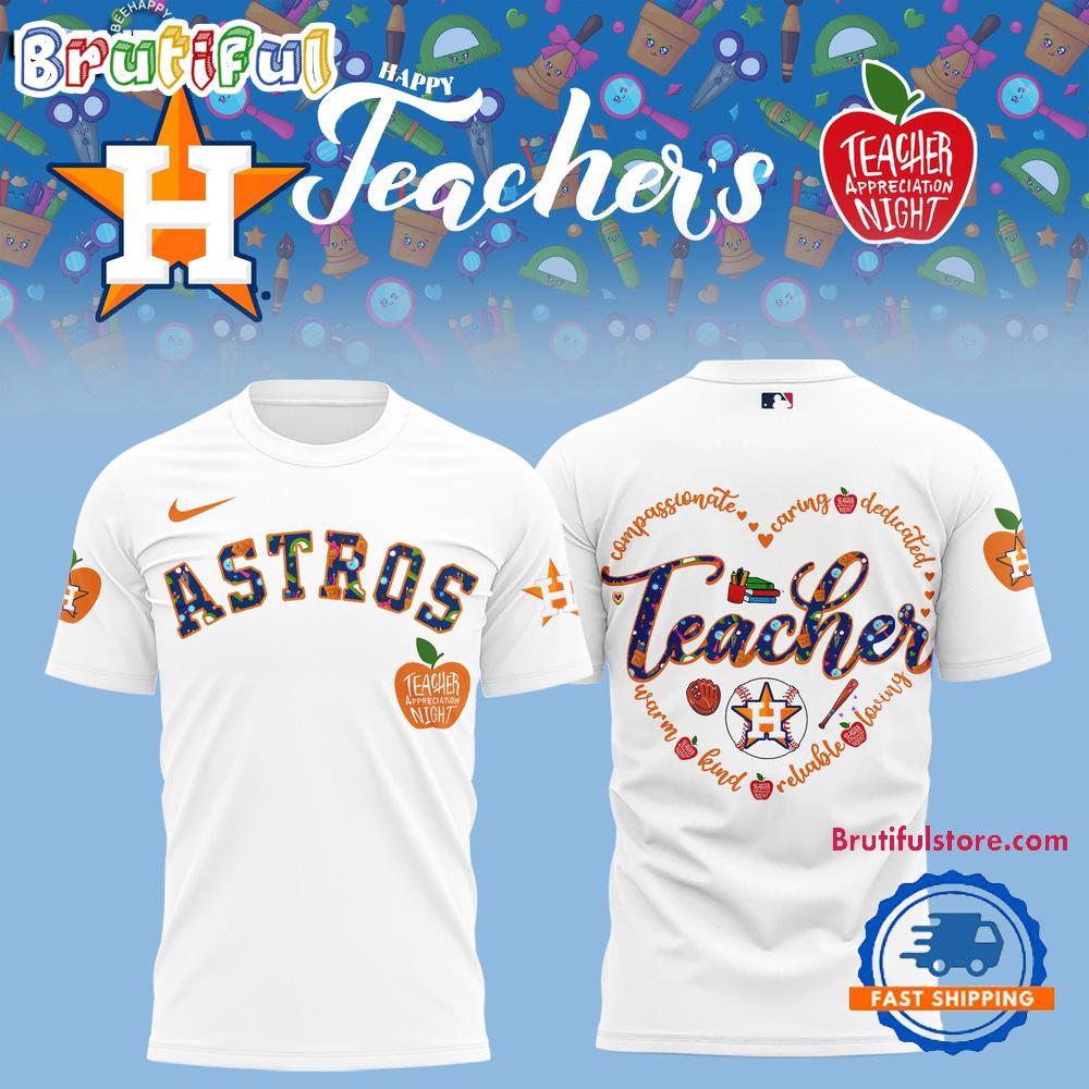 Houston Astros TEACHER APPRECIATION NIGHT 2025 3D Print Shirt