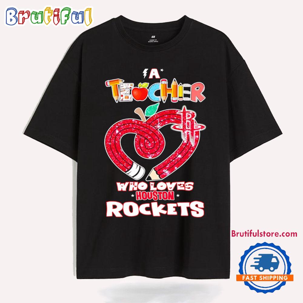 Houston Rockets Teacher Chalkboards by Day Scoreboards by Night T Shirt