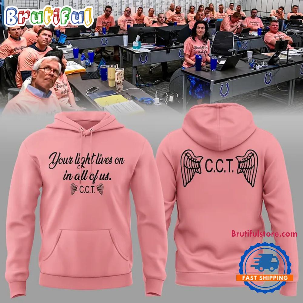 Indianapolis Colts Your Light Lives On In All Of Us CCT Hoodie