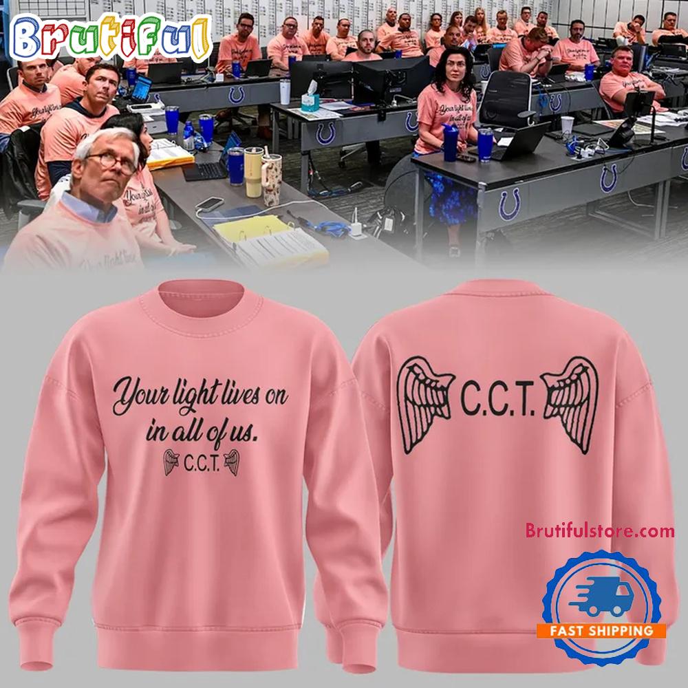 Indianapolis Colts Your Light Lives On In All Of Us CCT Sweatshirt