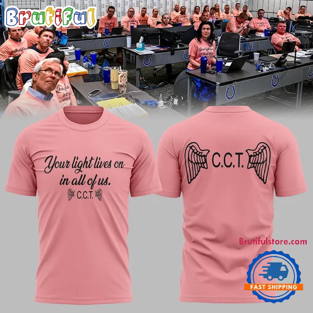 Indianapolis Colts Your Light Lives On In All Of Us CCT T Shirt