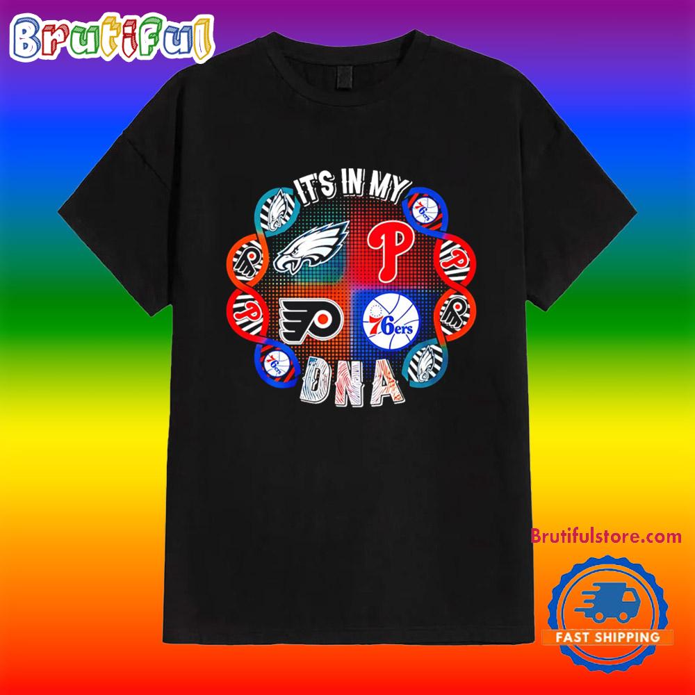 It’s in My Dna Philadelphia Sports Logo T Shirt