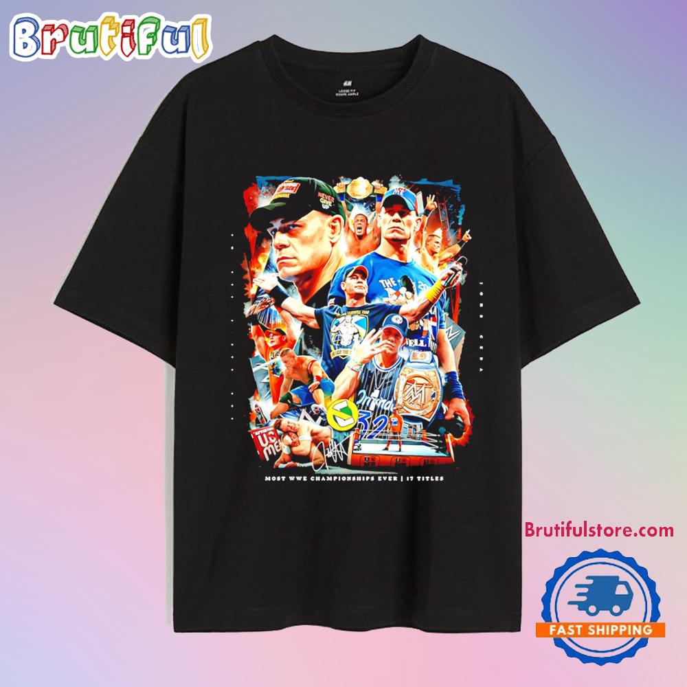 John Cena Defeat Cody Rhodes 17-Time Champion T Shirt