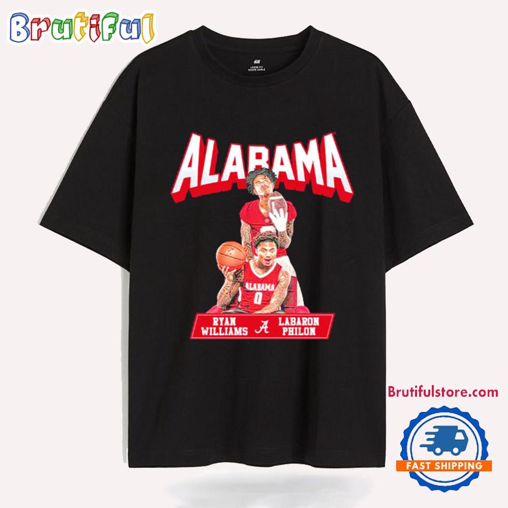 Labaron Philon and Ryan Williams Alabama Crimson Tide T Shirt