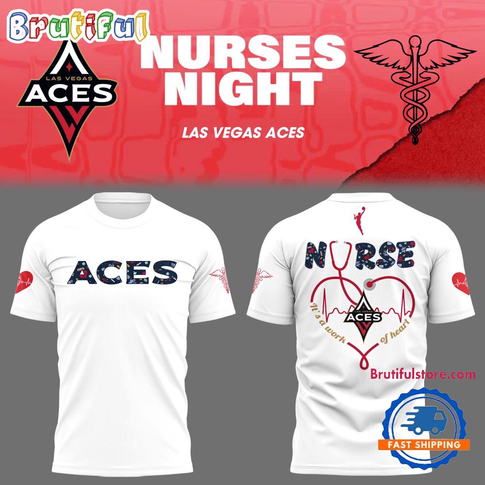 Las Vegas Aces WNBA x Nurses Night 2025 3D Print Shirt