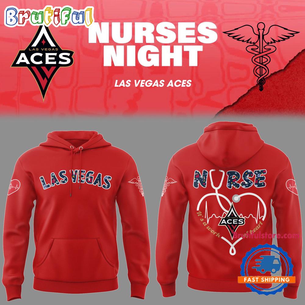 Las Vegas Aces WNBA x Nurses Night 2025 Hoodie