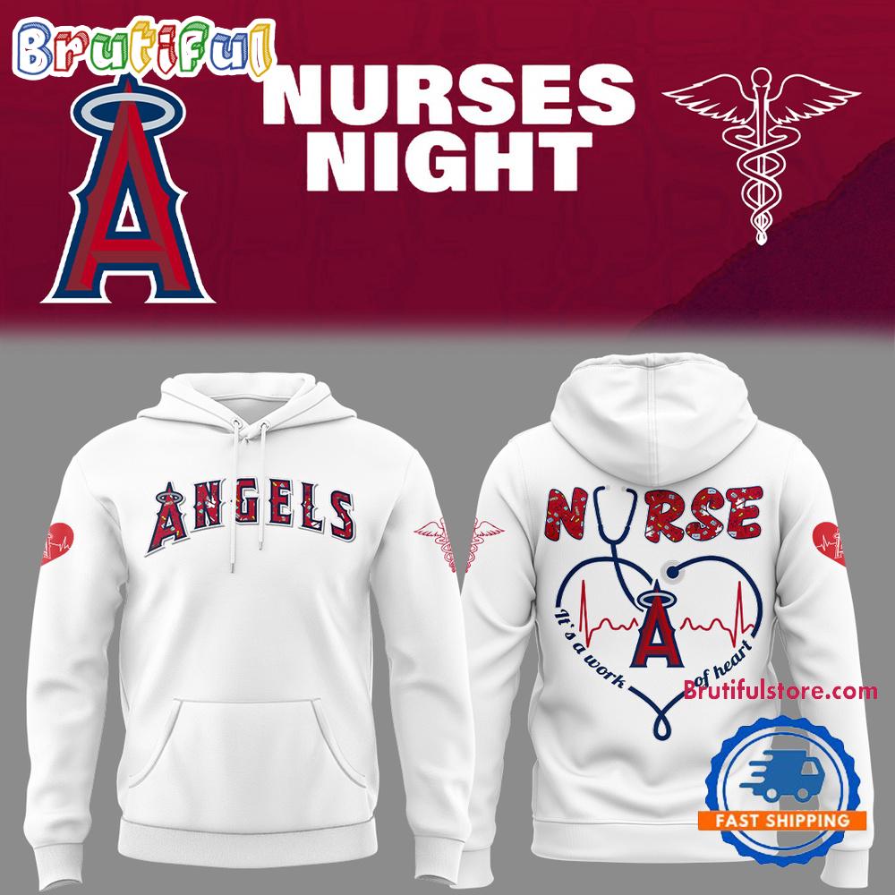 Los Angeles Angels Baseball NURSES NIGHT Limited Edition Hoodie
