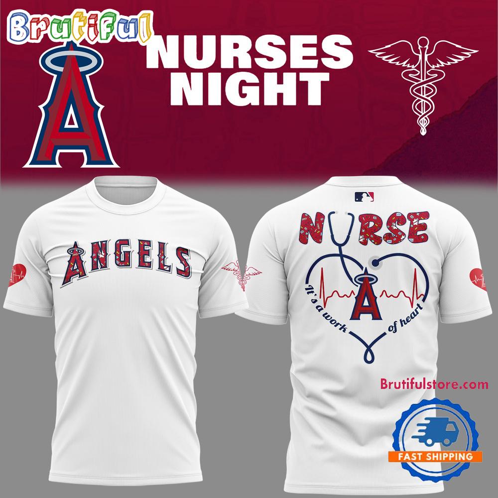 Los Angeles Angels Baseball NURSES NIGHT Limited Edition T Shirt
