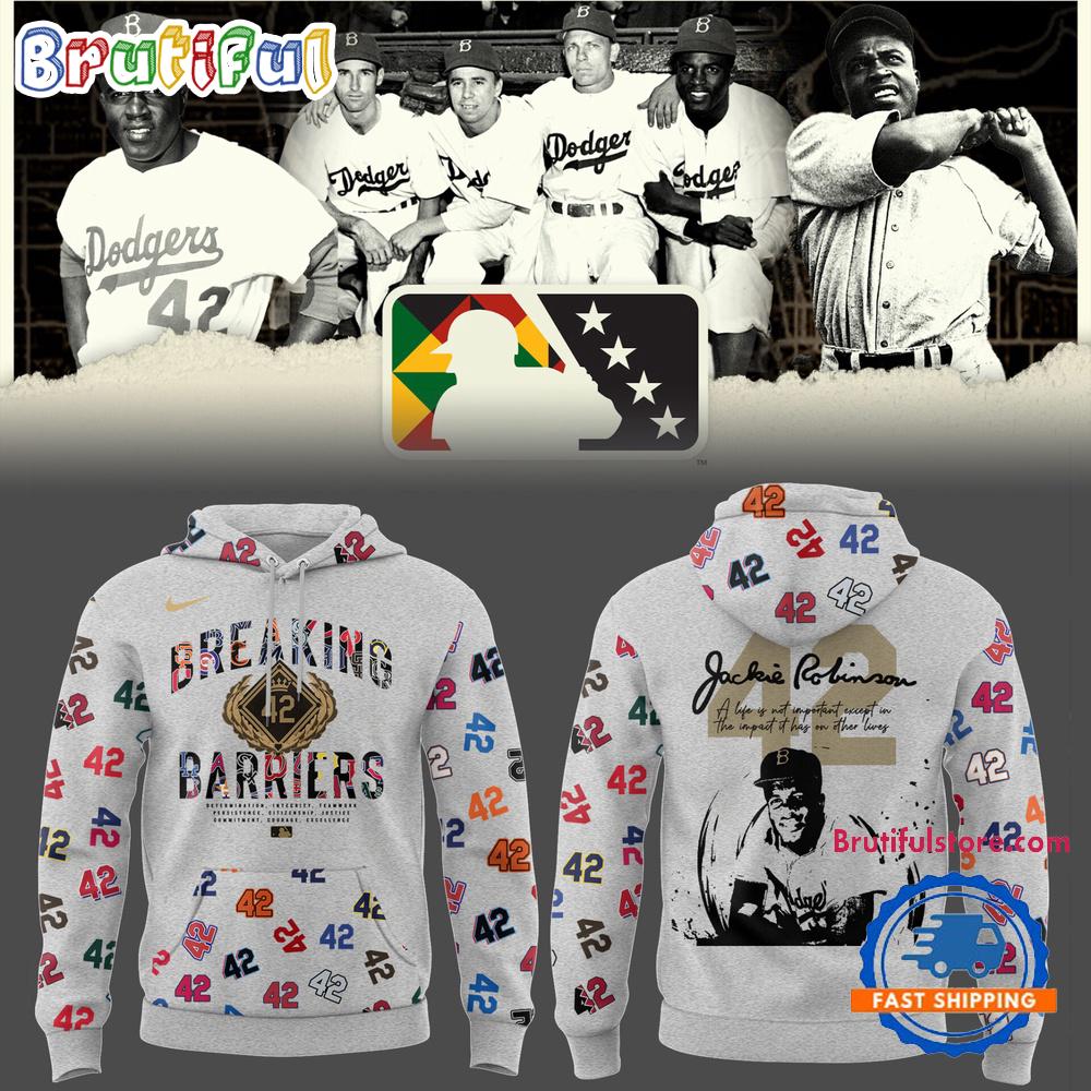 Los Angeles Dodgers Baseball Limited Honoring Jackie Robinson 42 3D Print Hoodie