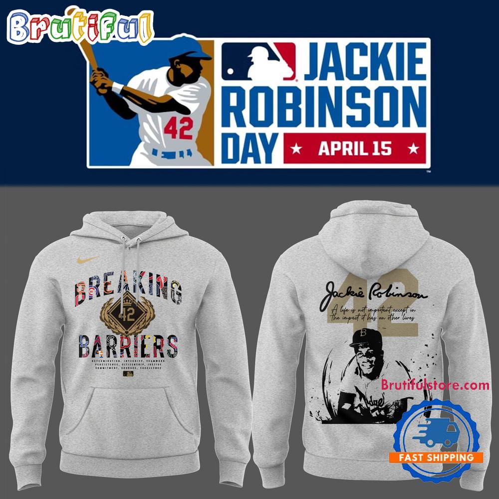 Los Angeles Dodgers Baseball Limited Honoring Jackie Robinson 42 Hoodie Shirt
