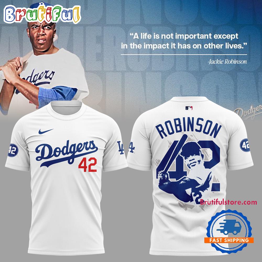 Los Angeles Dodgers Baseball Limited Honoring Jackie Robinson 42 T Shirt