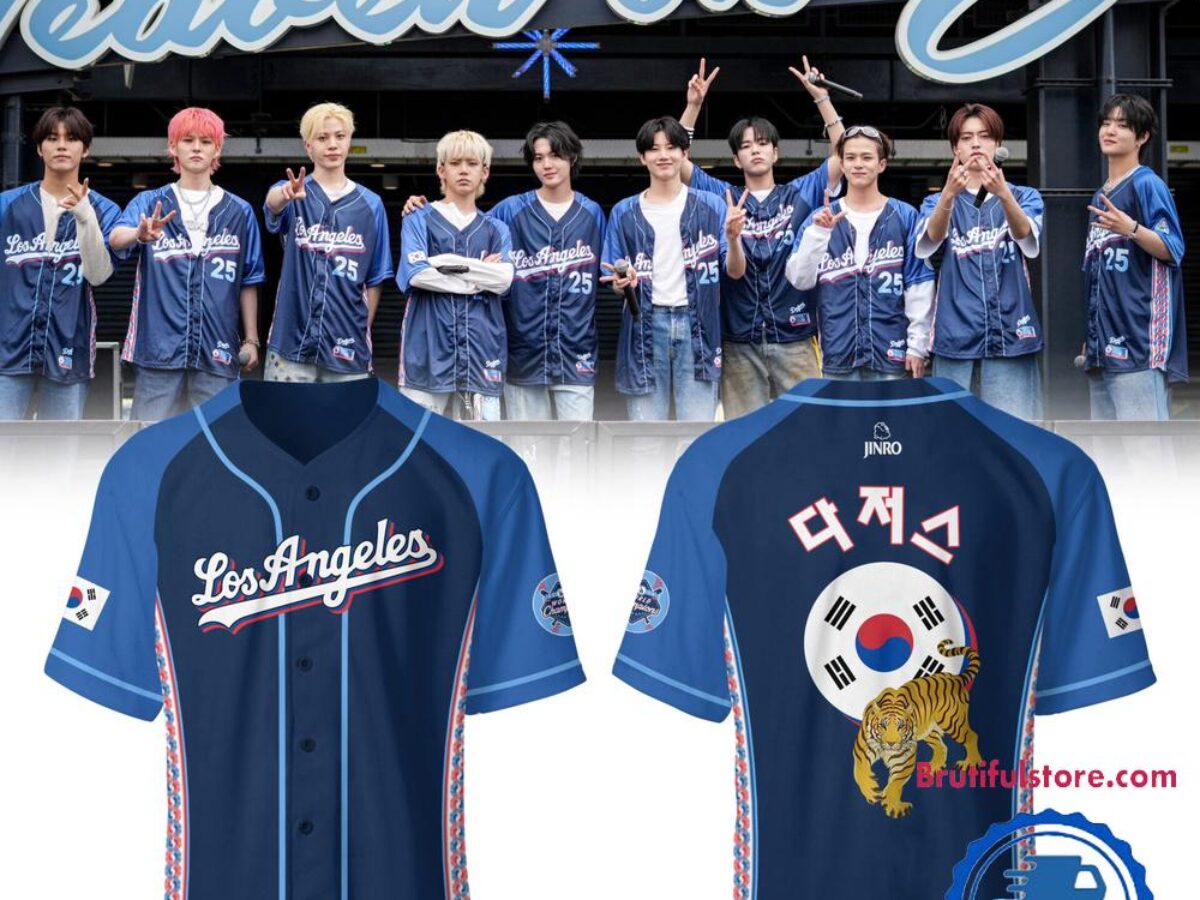 Dodgers ユニフォームシャツ　韓国MLB los-angeles-dodgers-baseball-