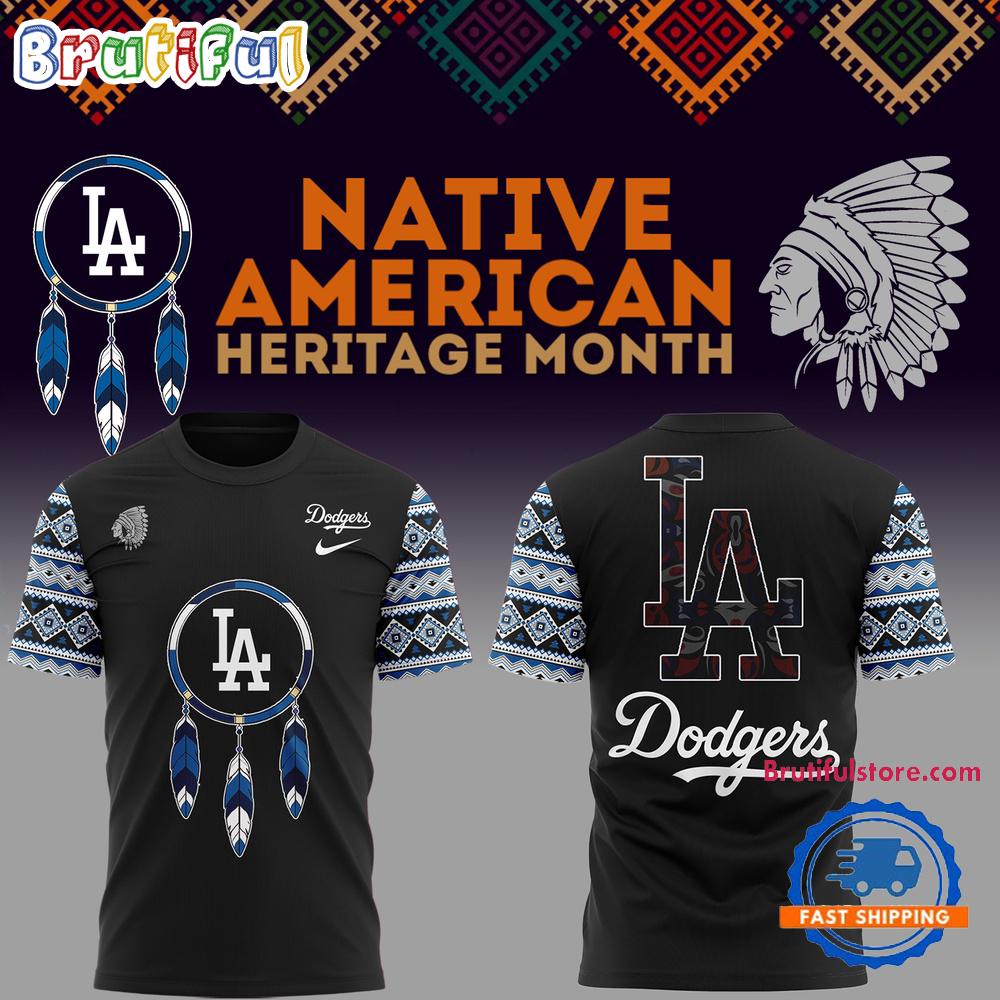 Los Angeles Dodgers National American Indian Heritage Month T Shirt