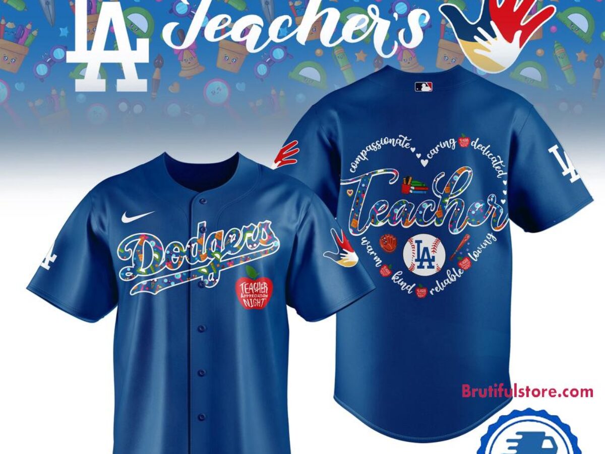 Los Angeles Dodgers x Teacher Appreciation Night 2025 Baseball Jersey