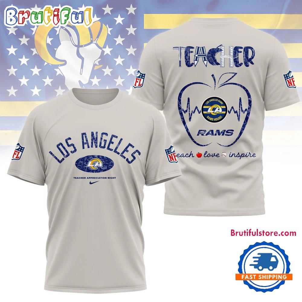 Los Angeles Rams Teacher Appreciation Night 2025 Limited T Shirt