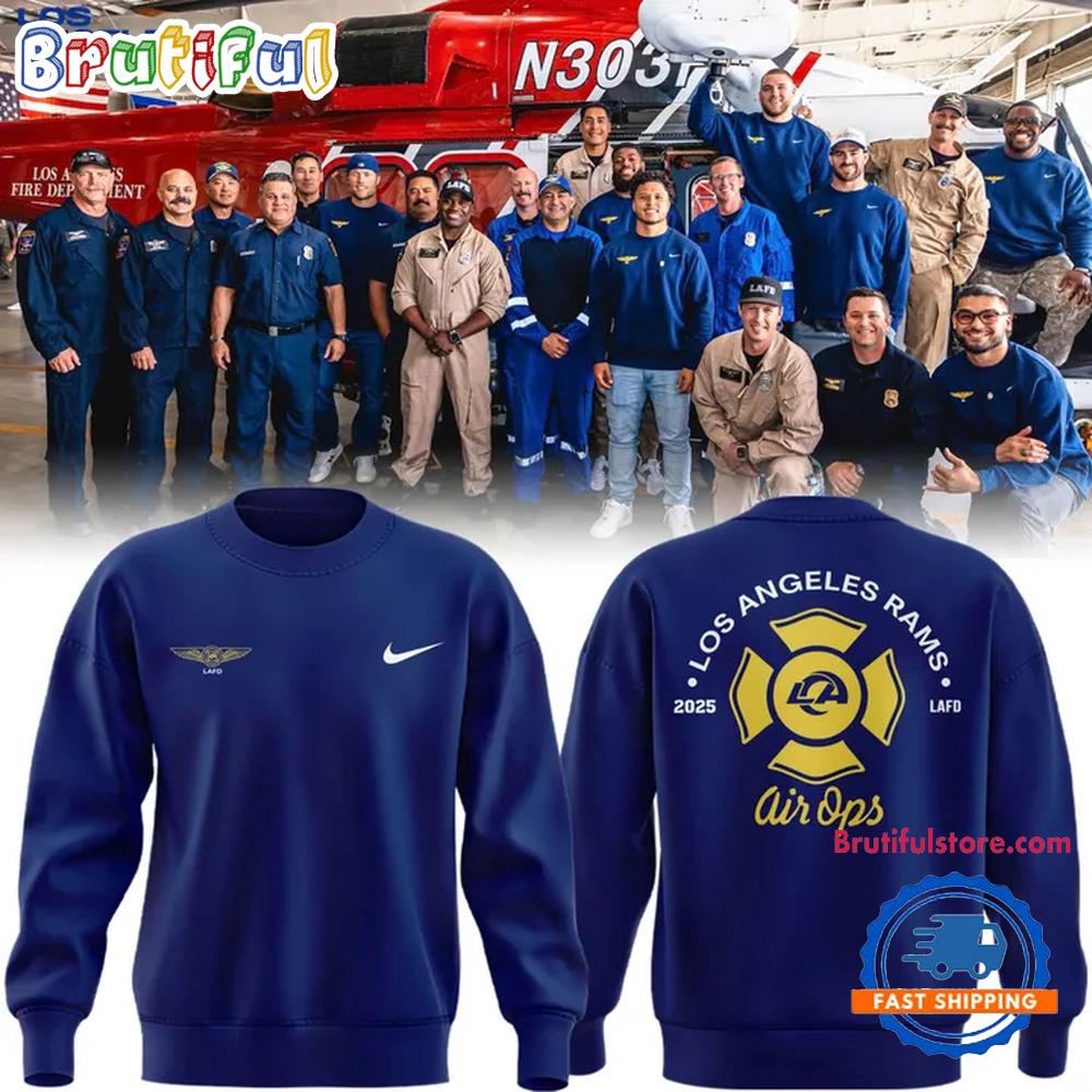 Los Angeles Rams x LAFD 2025 Sweatshirt