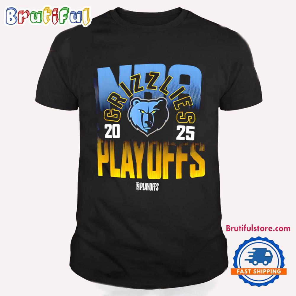 Memphis Grizzlies 2025 Nba Playoffs Retro T Shirt