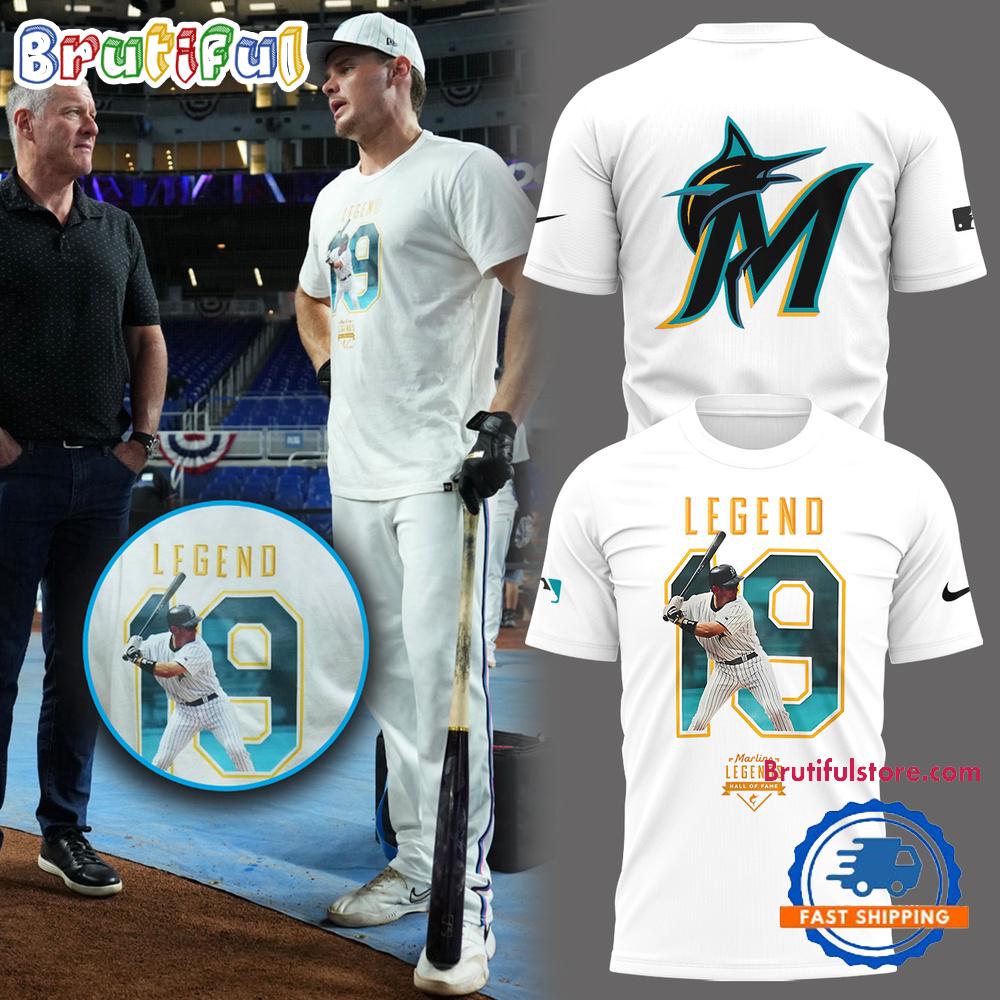 Miami Marlins Baseball 2025 Marlins Honoring Jeff Conine T Shirt