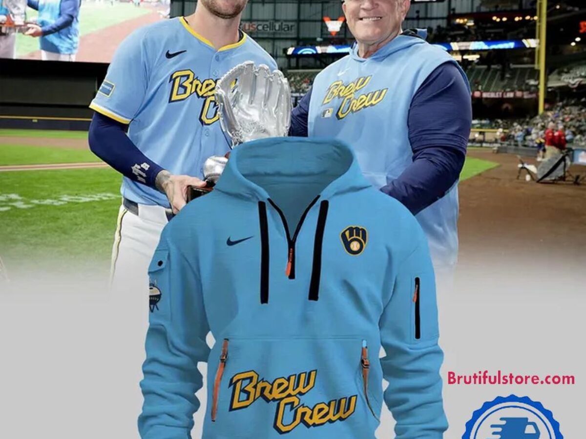 Milwaukee Brewers City Connect Half Zip Hoodie