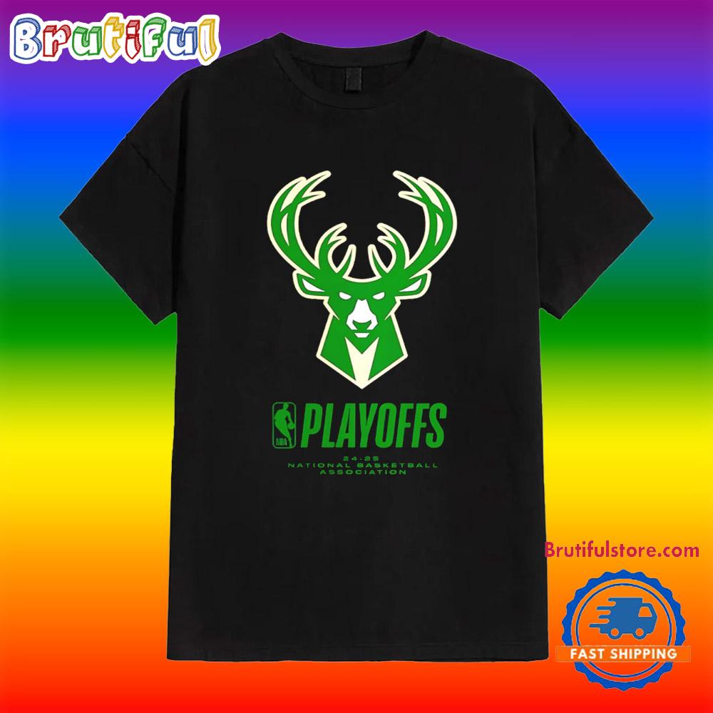 Milwaukee Bucks NBA Playoffs 2025 Shirt