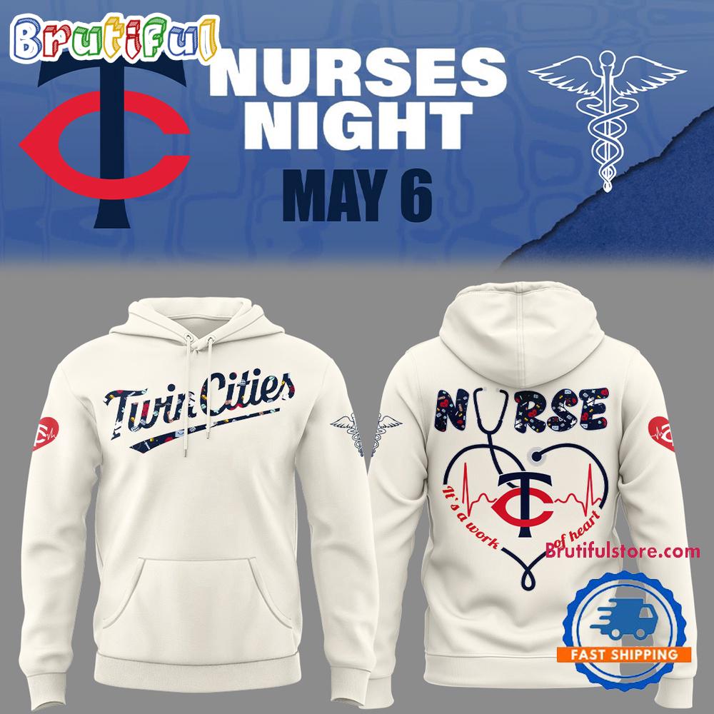 Minnesota Twins Baseball NURSES NIGHT 2025 Limited New Hoodie