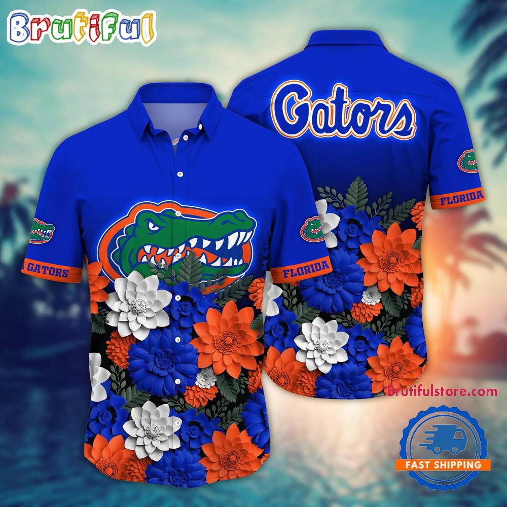 NCAA Florida Gators Flower Tropical Summer Beach Hawaiian Shirt